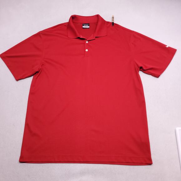 Nike Golf Casual Short Sleeve Polo Shirt Mens Size XL Red - Picture 1 of 10